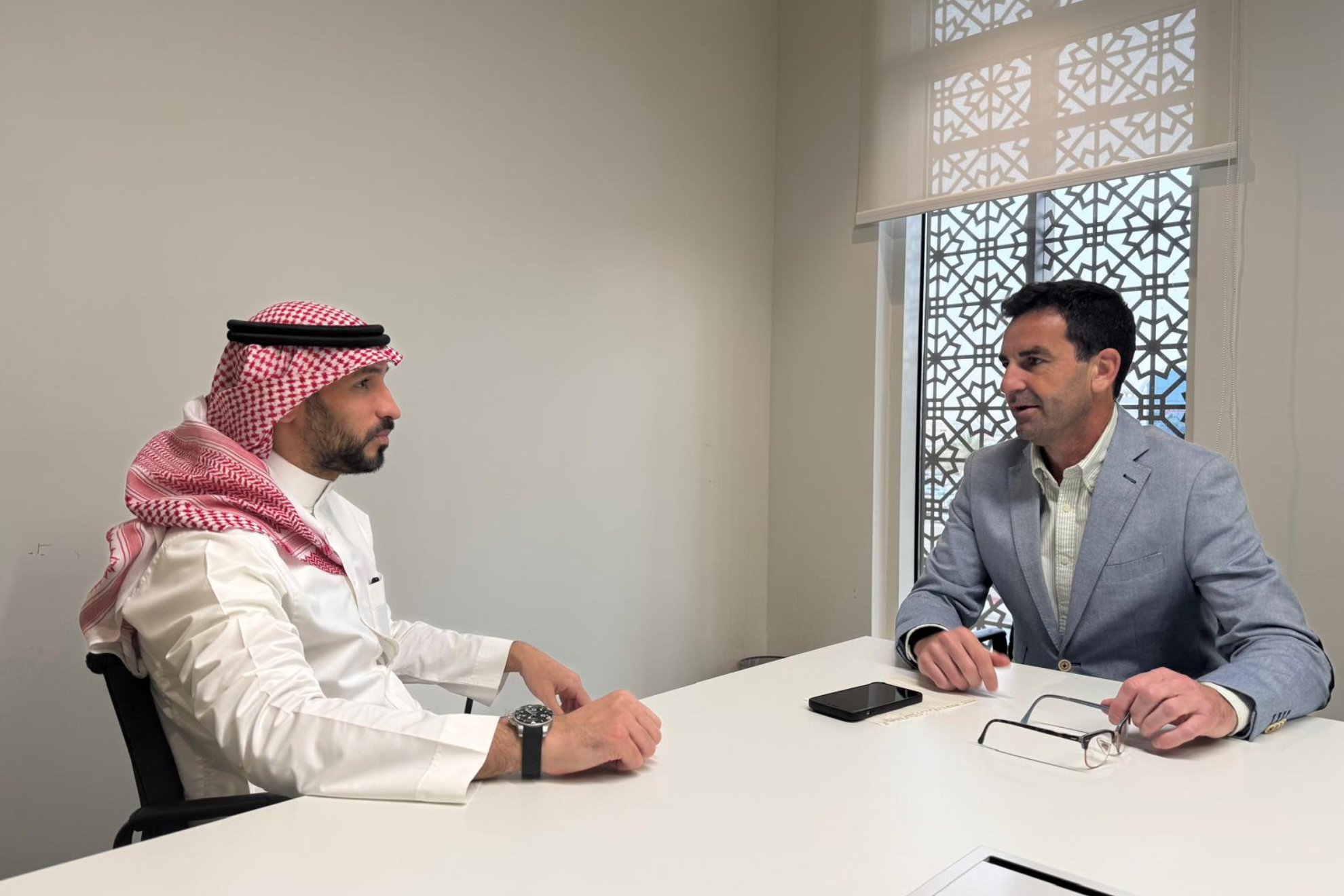 Mohammed, at a time of the interview with Marca in Riad.