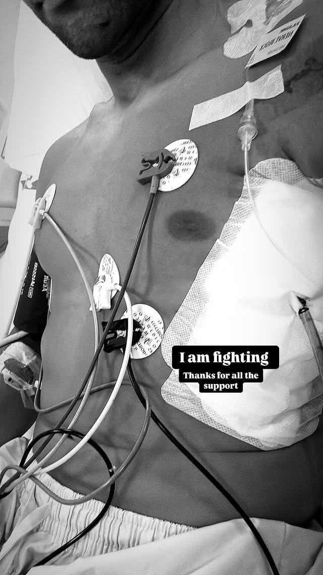 Jorge Martín, hospitalized.