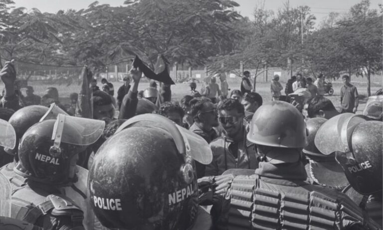 Protest Targets UML Leader Mahesh Basnet in Surkhet