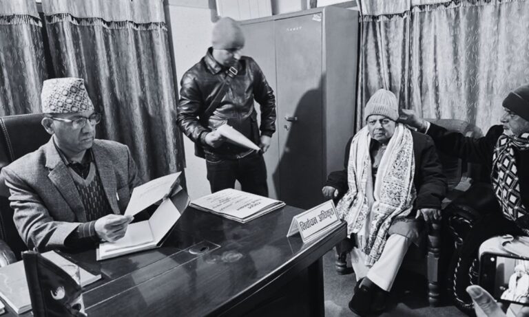 Mahanta Thakur Files Candidacy for National Assembly from Madhesh with JSP Support