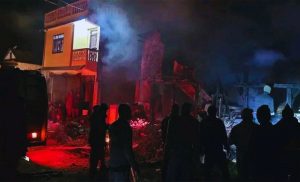 House Destroyed in Early Morning Fire in Harpukot, Gulmi