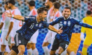 Argentina Lead Jordan 2-0