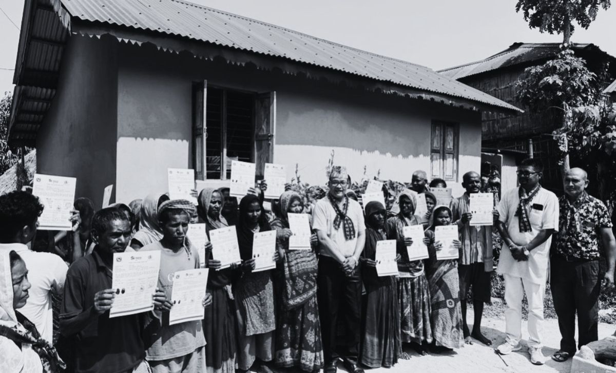 Lahan Municipality Hands Over Permanent Homes to 24 Dalit Landless Families